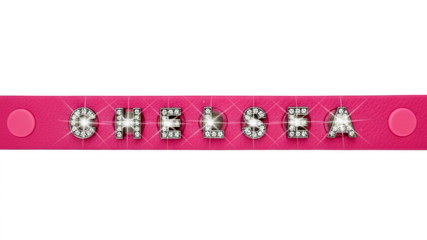 Rhinestone Letter TwistCharms - Chelsea’s Charm Collars